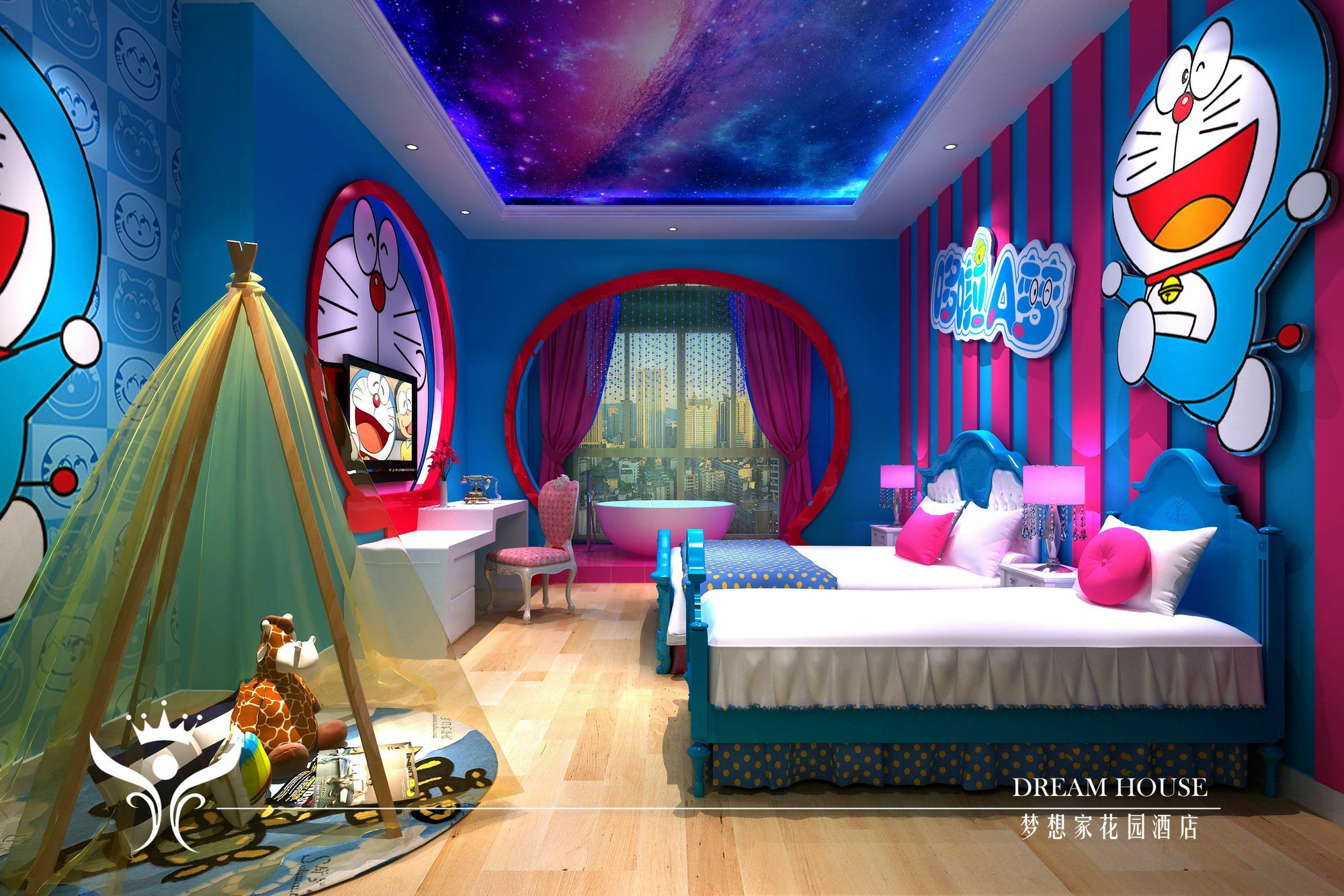 Dreamhouse Theme Hotel Xangai Exterior foto